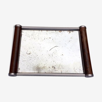 Plateau art déco miroir