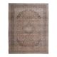1970s Vintage Persian Handknotted Wool Orange Oversize Area Rug 290x370