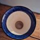 Quimper vase in earthenware - relief enamelled beaded pattern