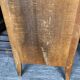 Vintage oak bookcase with compass base