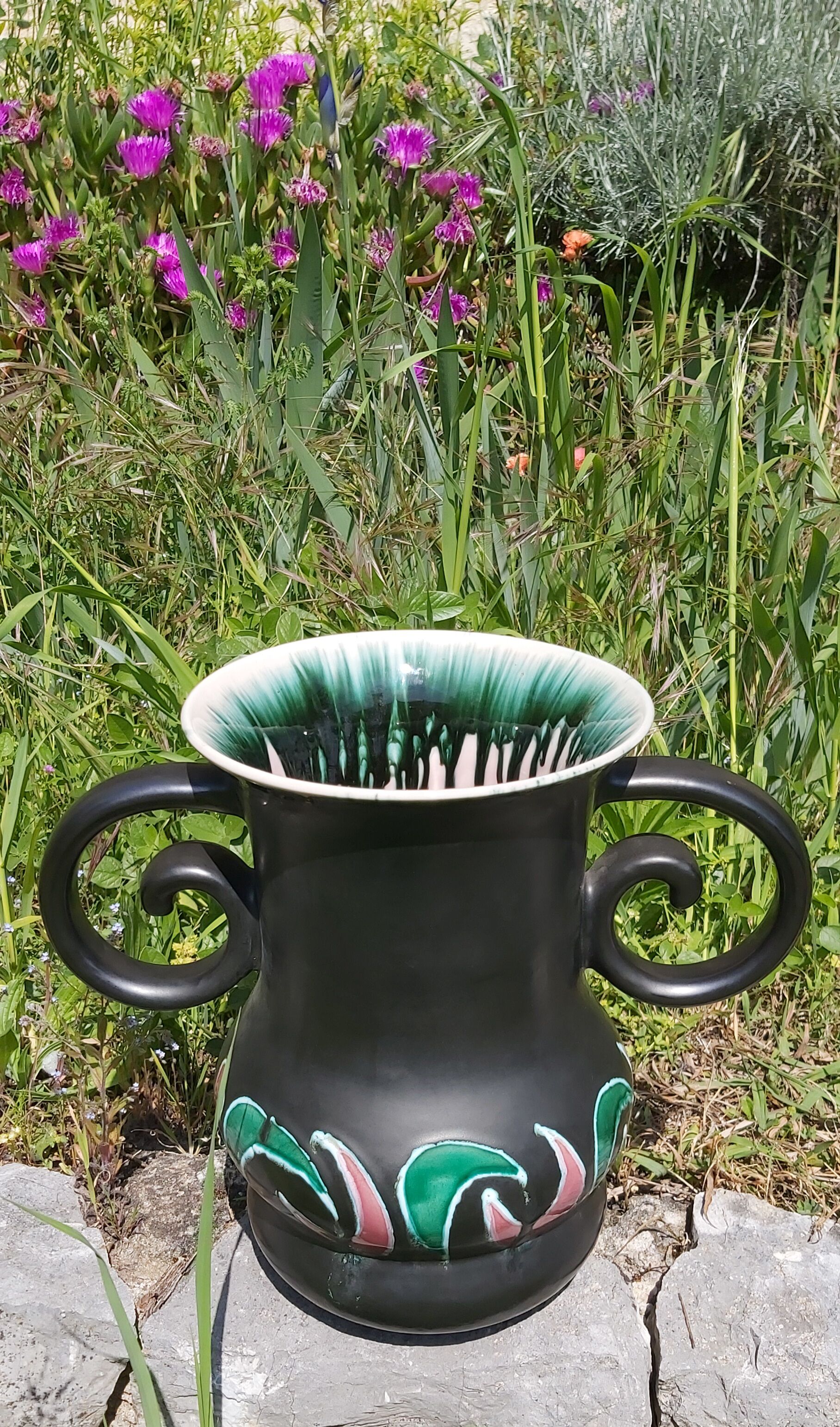 Vallauris 50's ceramic vase