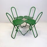 Set of 4 "Dafne" chairs by Gastone Rinaldi, 1970s