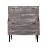 Secrétaire en frêne, design danois, années 1960, designer : Børge Mogensen, fabricant : Søborg Møbler