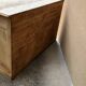 Meuble de métier comptoir buffet bahut enfilade bois brut