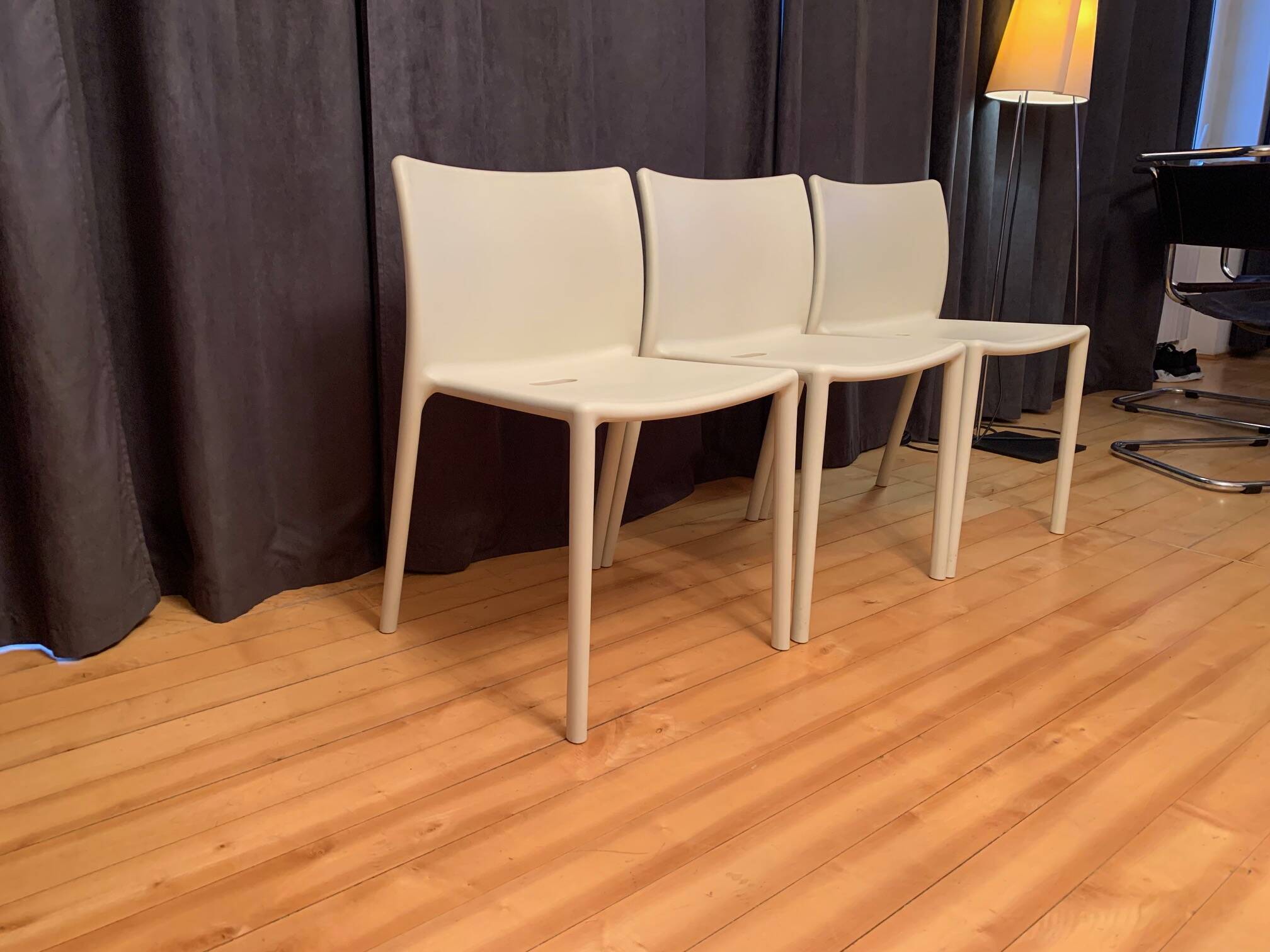 Set of three Air-Chair chairs by Jasper Morrison, Magis, Italy, 1990s