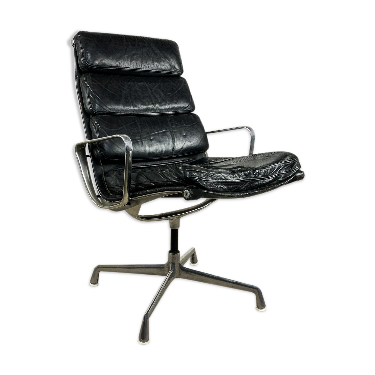 Charles and Ray Eames Softpad chair EA 216 edition Herman Miller, 1960