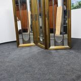 Vintage Brass mirror room divider