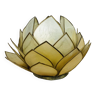 Bougeoir fleur lotus en nacre