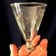 Set of 12 glass liqueur glasses from the 1930s 1940s