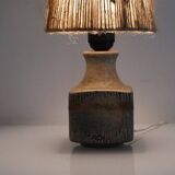 Danish ceramic and rope lamp 1960