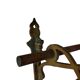 Vintage wall coat rack in copper / hanging coat rack
