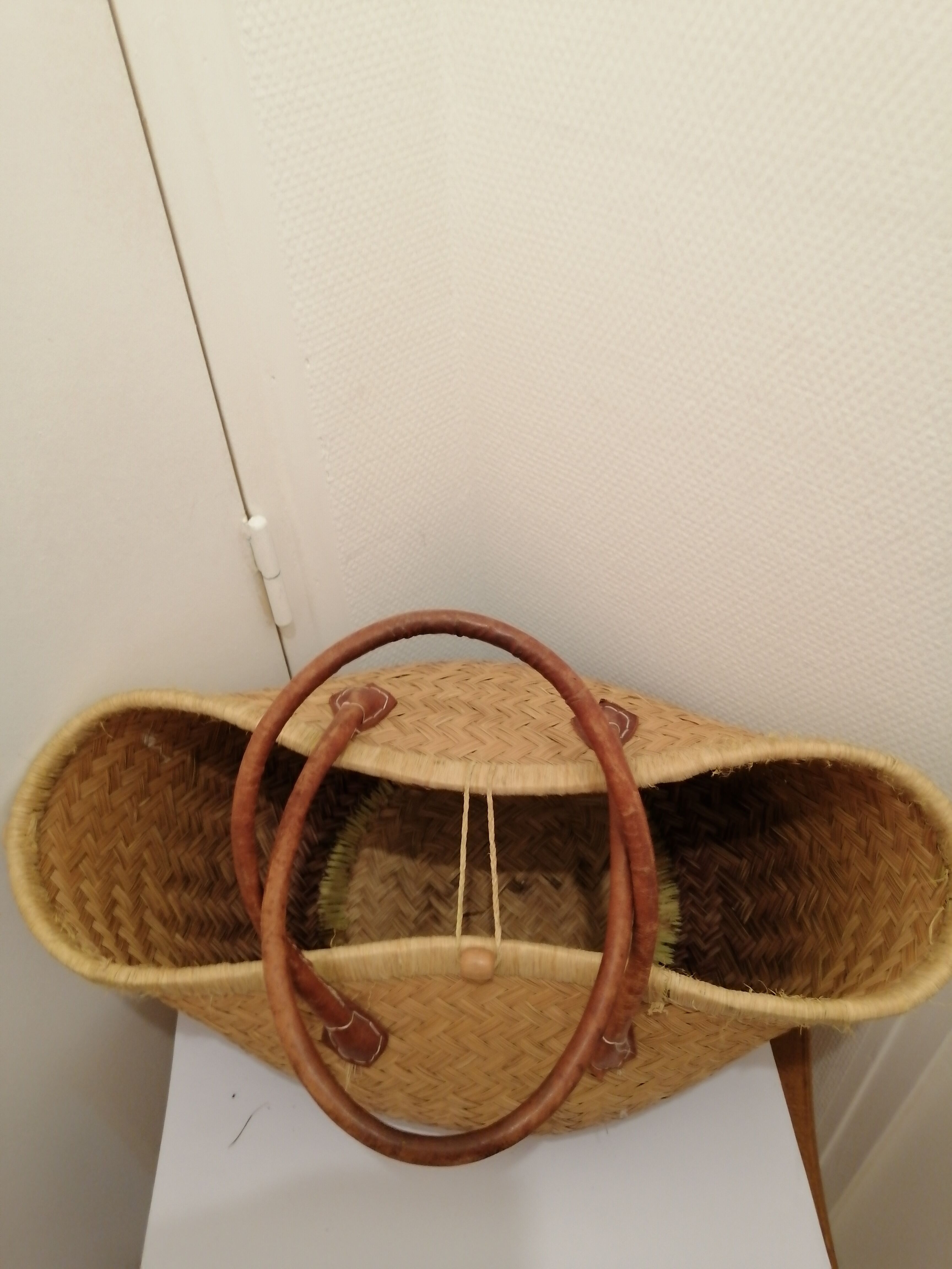 Basket stuffed all in rattan