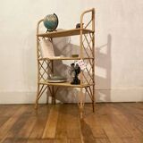 Rattan shelf