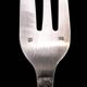 12 silver plated cake forks with case