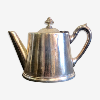 Selfish silver metal teapot, twentieth century