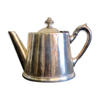 Selfish silver metal teapot, twentieth century