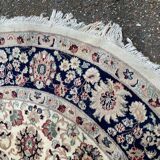 Handmade round wool Persian rug 185cm