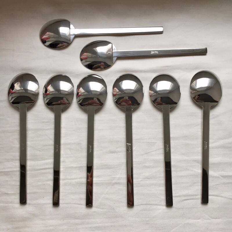 8 new vintage Stockholm Boda Nova spoons