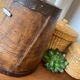 Atypical wooden planter