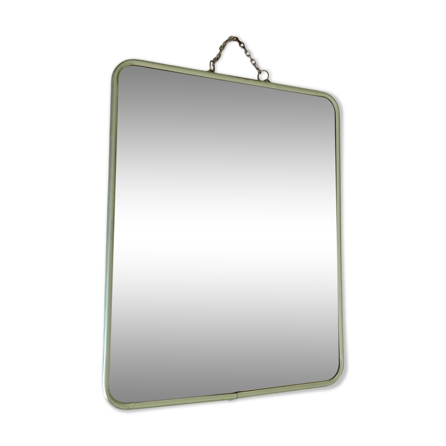 Vintage barber mirror from the 1950s