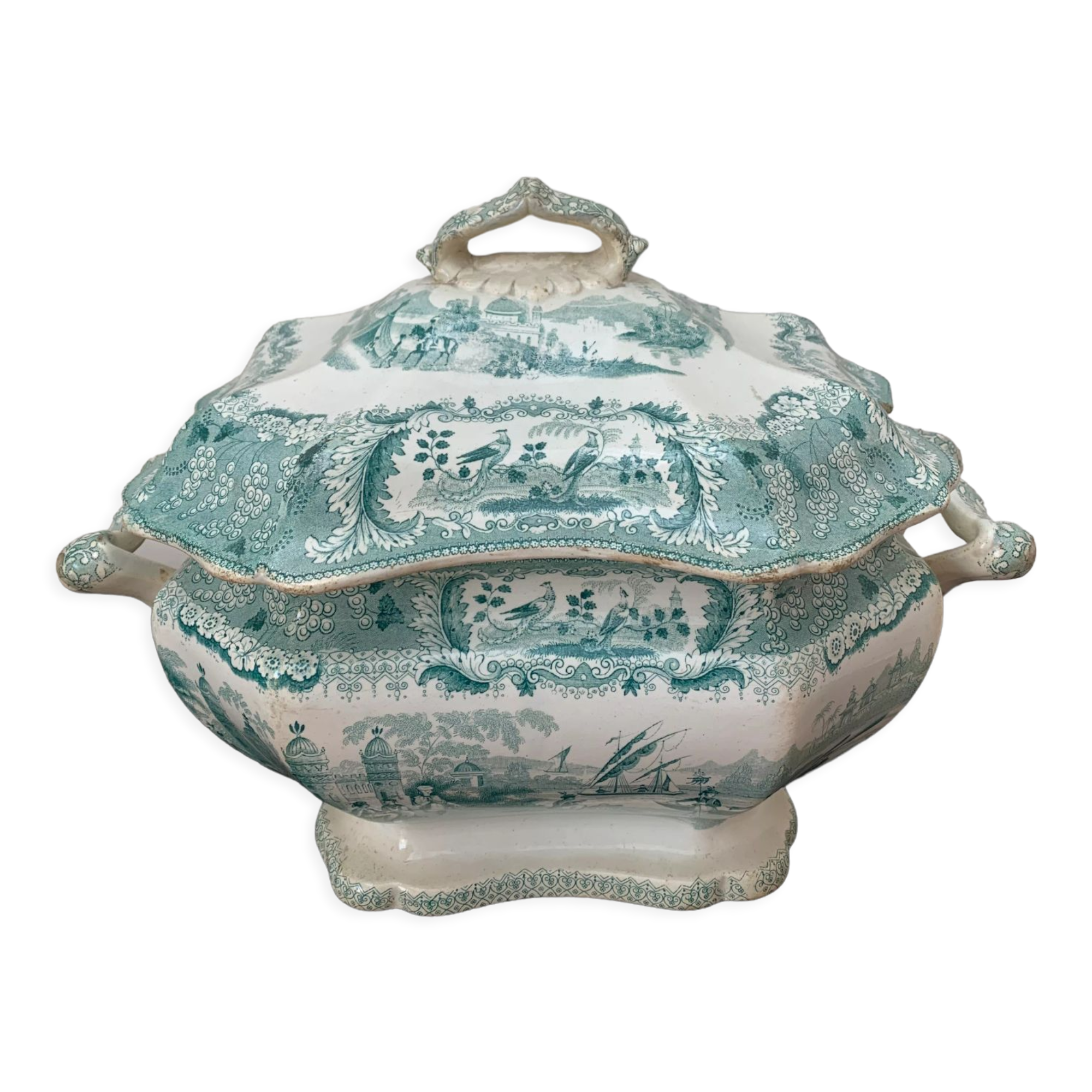 Soupière Faiênce Jules Vieillard no lack