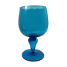 Verre bleu vintage