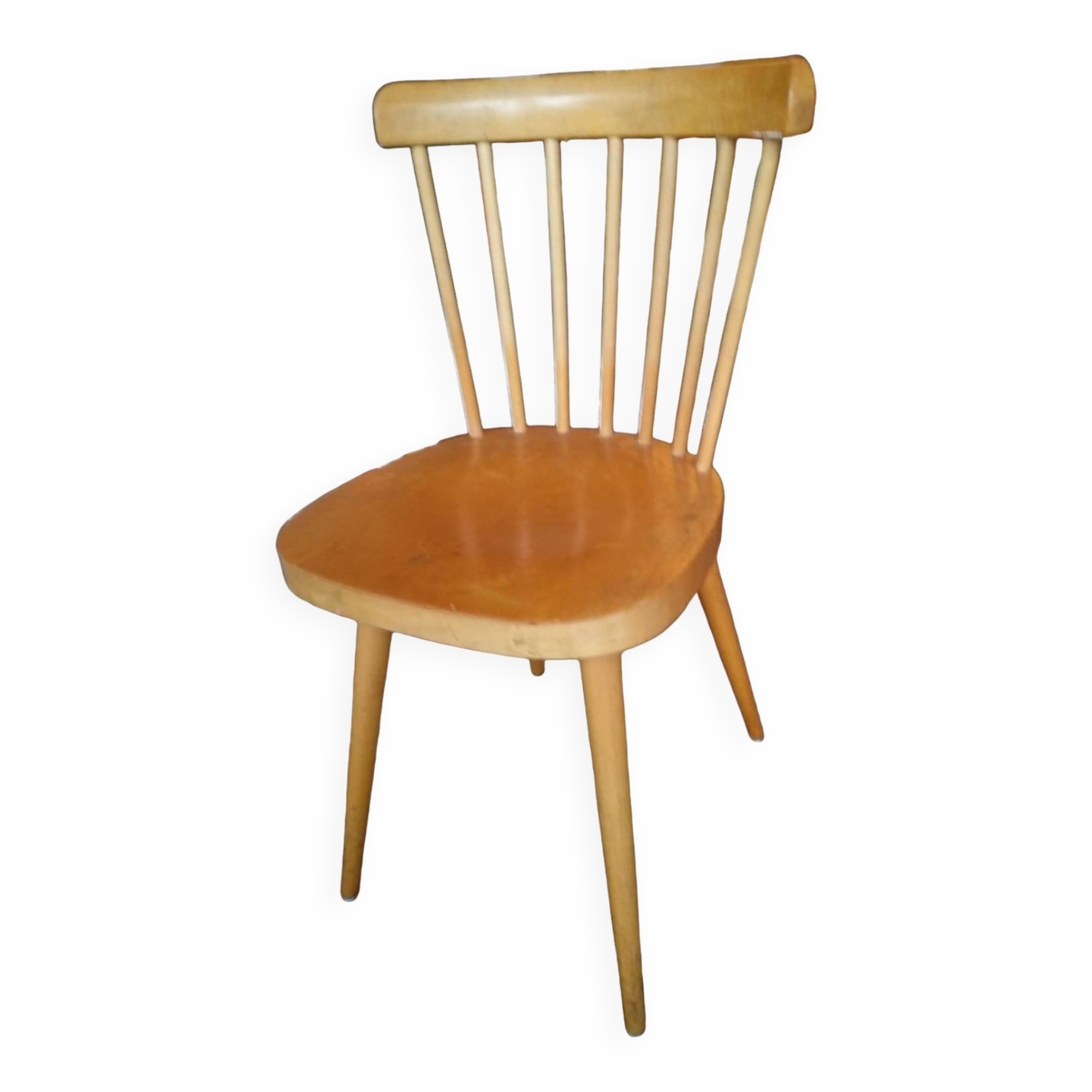 Vintage Baumann chair, bistro chair, office chair, 1950s.