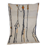 Handmade Moroccan Berber rug 202 X 147 CM