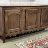 18th century Louis XV 3-door cherrywood sideboard