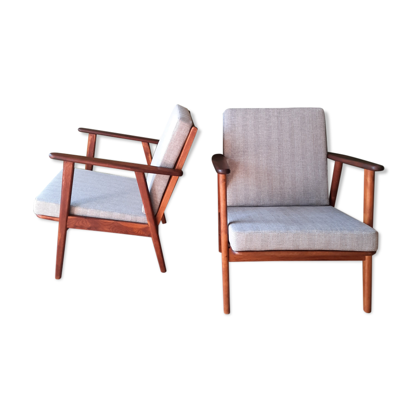 Pair of Scandinavian armchairs