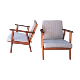 Pair of Scandinavian armchairs