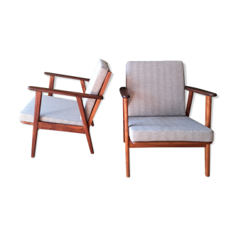 Pair of Scandinavian armchairs