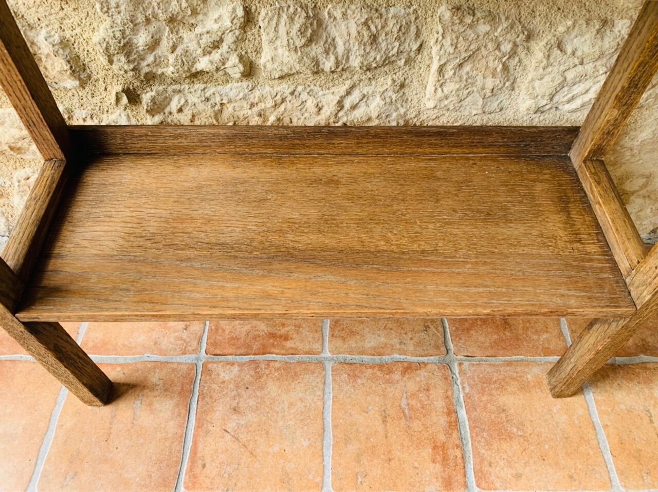 French farm 3-level shelf, circa 1940's