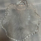 Set of old pressed moulded glass bowls