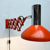 Mid-Century German Space Scissor Wall Lamp by Hustadt Leuchten, 1960s, set of 2