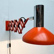 Mid-Century German Space Scissor Wall Lamp by Hustadt Leuchten, 1960s, set of 2