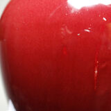 Covered vase, Chinese ginger jar in oxblood and celadon ceramic.