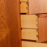 Commode Danoise 4 tiroirs en teck par Henning Jørgensen pour Fredericia.