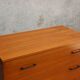 Scandinavian chest of drawers and bedside table from the 50s/60s, vintage teak