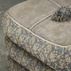 1930s Czech Art Deco Walnut Upholstered Footstool Ottoman