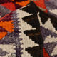 3x9 geometric kilim runner rug, 86x278cm