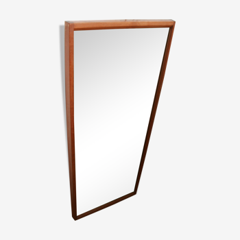 Miroir en teck de Kai Kristiansen et produit par Aksel Kjersgaard in Odder made in Denmark, 1960/70