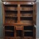 Important two-part Louis XV period solid oak buffet