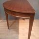 Louis XVI style console in mahogany.