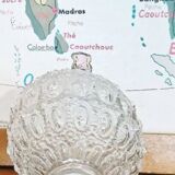 Vintage Molded Glass Globe