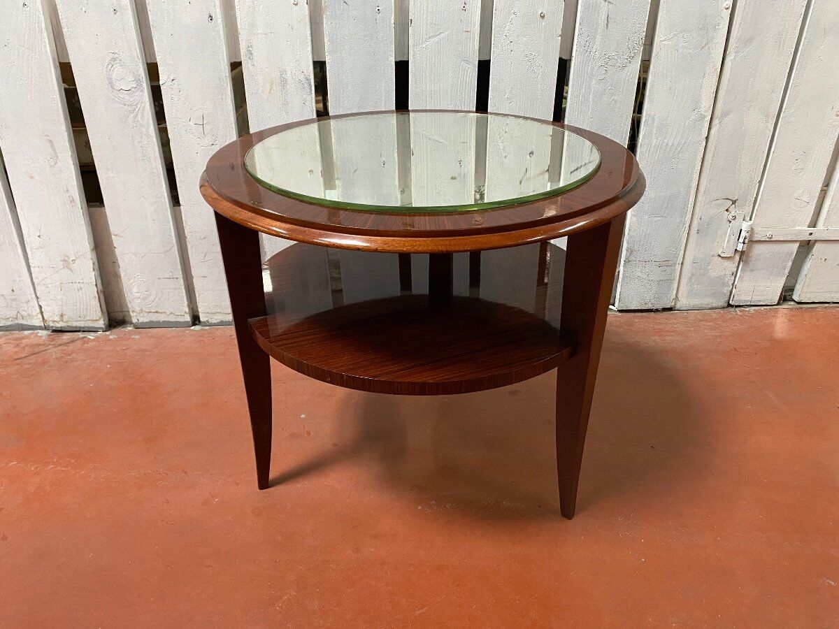 Art deco pedestal table