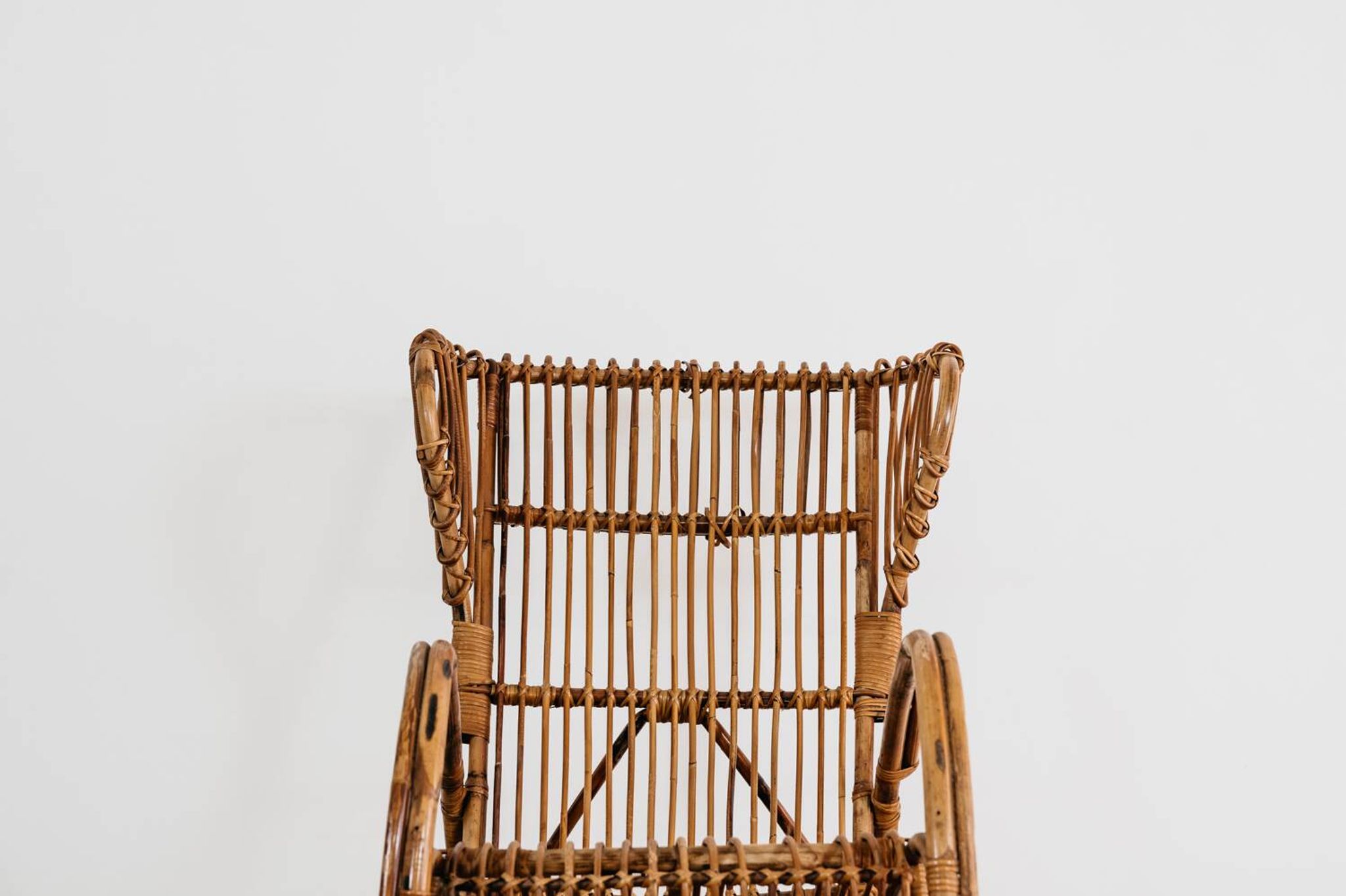 Fauteuil à bascule Rocking Chair design français vintage modernariato