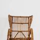 Poltrona a Dondolo Rocking Chair Francese Vintage Design Modernariato