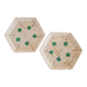 Duo raffia baskets