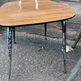 Set of 4 mismatched formica chairs 60s